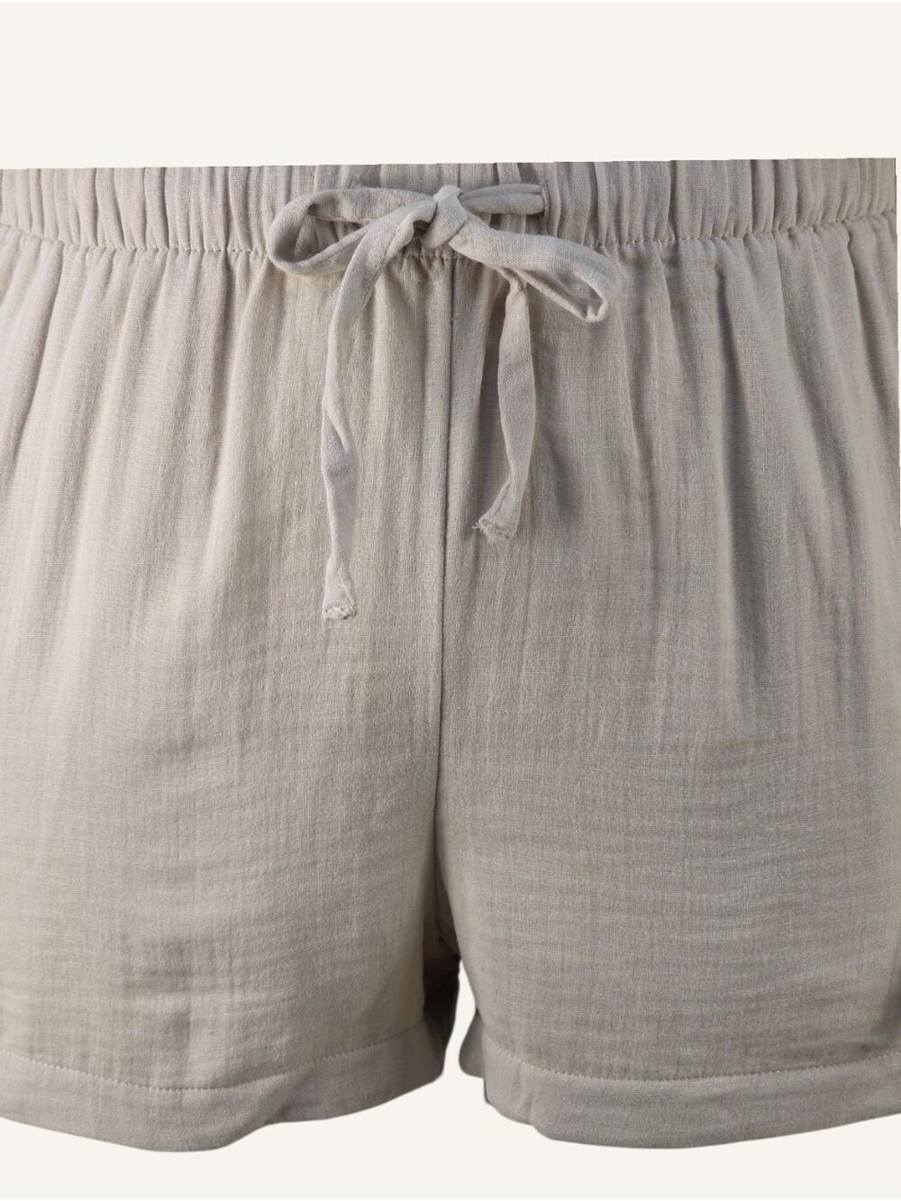 Torrid Belle Isle High Rise Cotton Beach Shorts Taupe Size 00 M/L 10 NWT - Picture 7 of 10